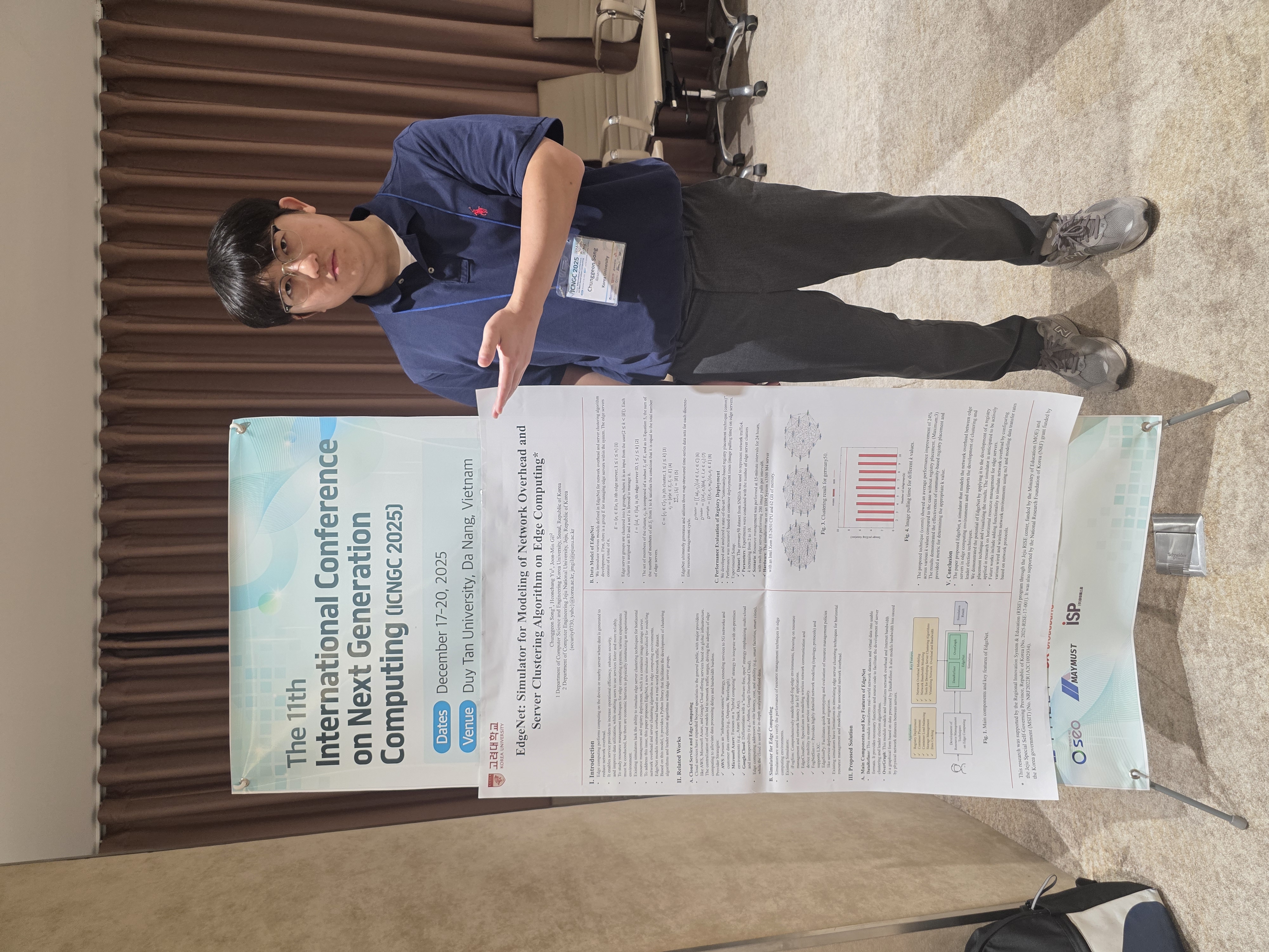 Chunggeon Song (Ph.D student) is presenting his paper.