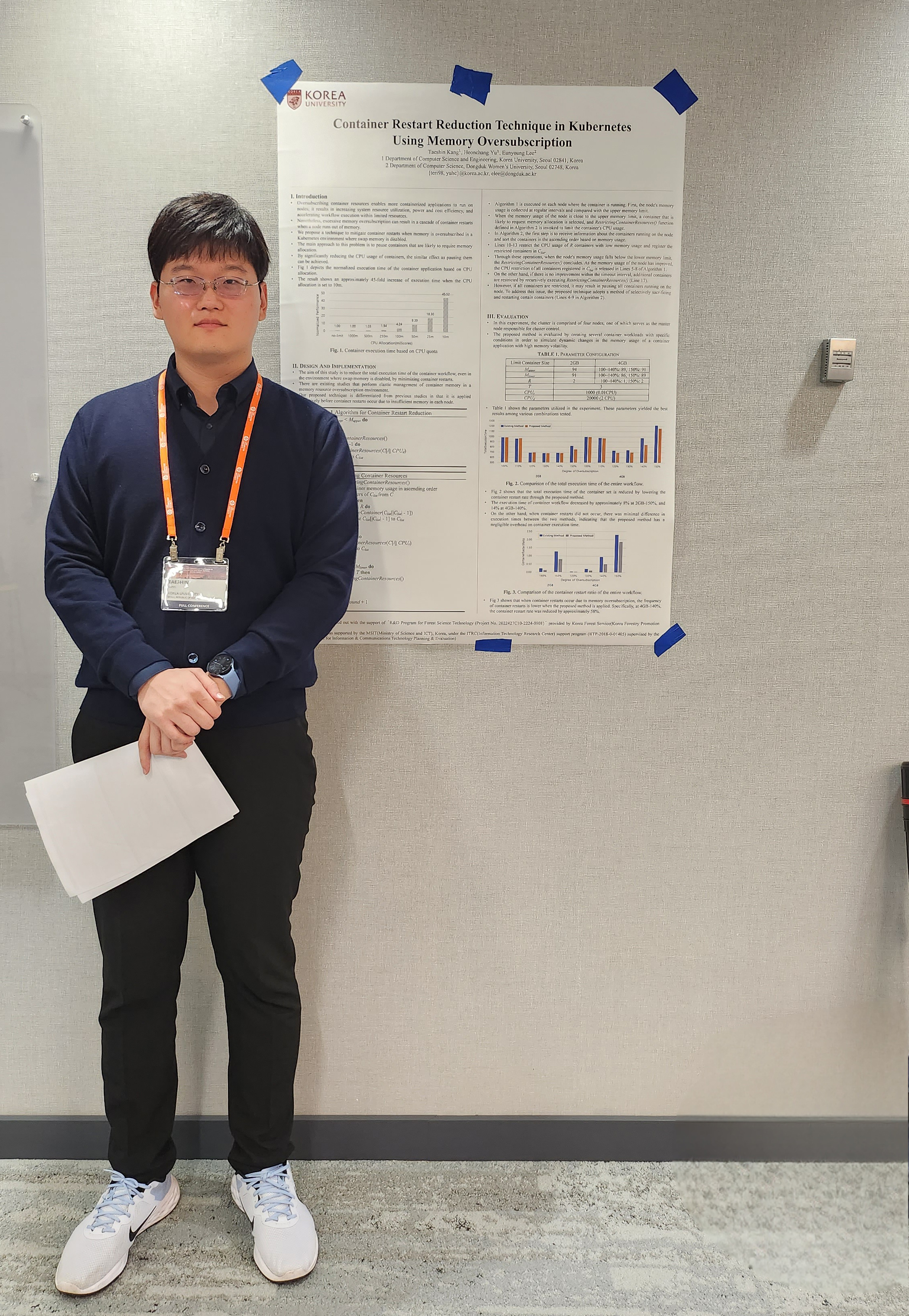 Taeshin Kang (M.S. student) is presenting his paper.