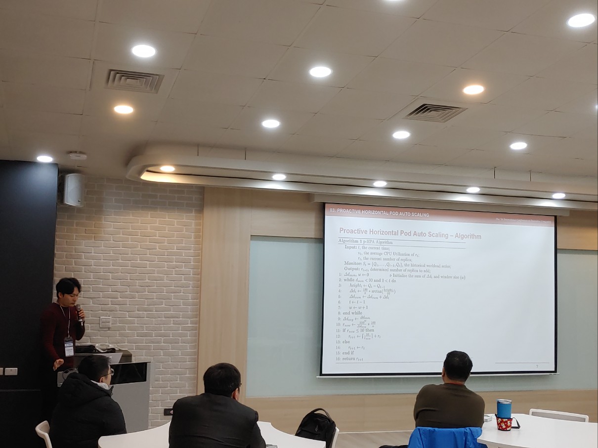 Donggyun Kim (M.S. student) is presenting his paper.